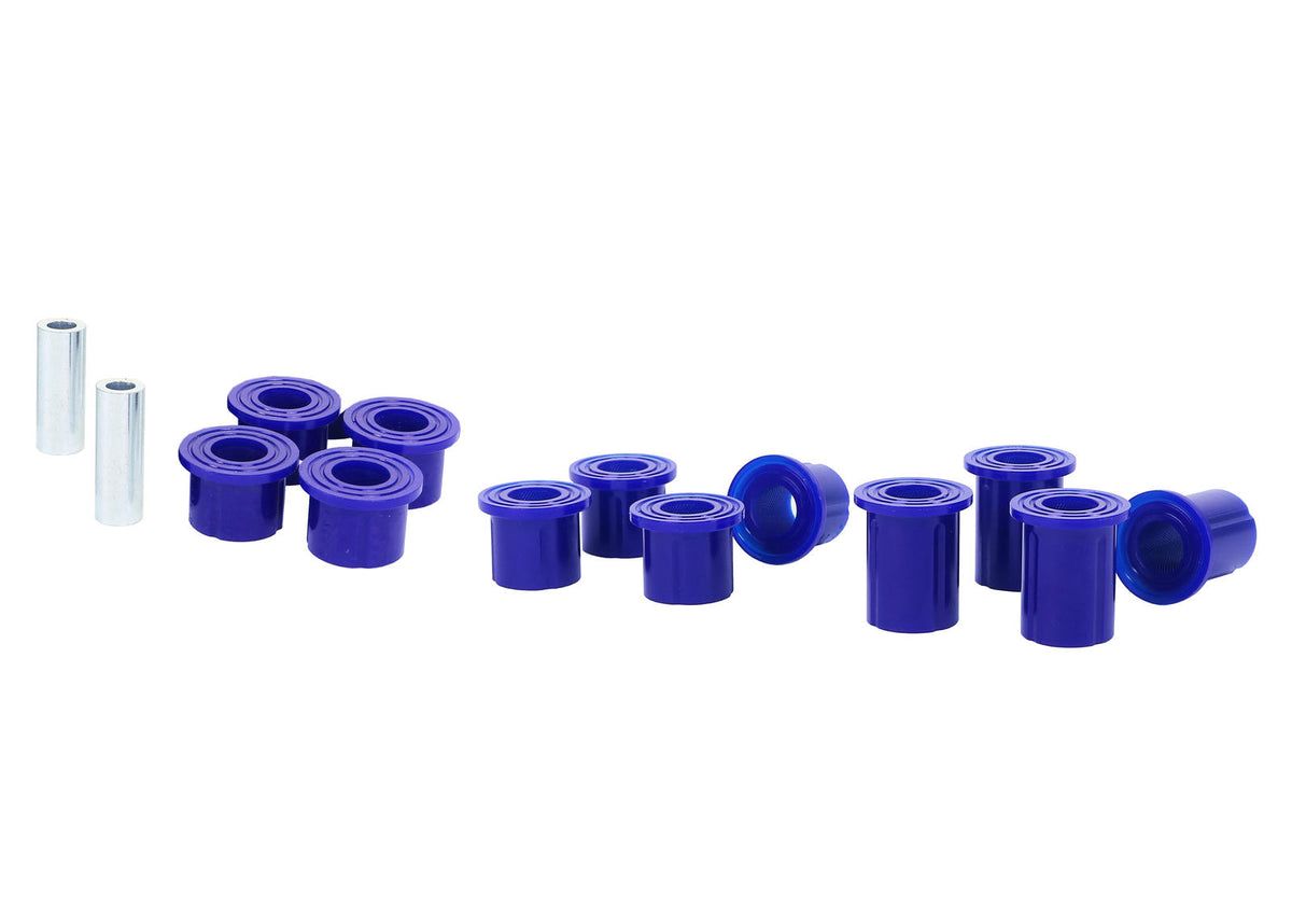 SuperPro Nissan Frontier LE Rear Leaf Spring and Shackle Bushing Kit D40 KIT141K