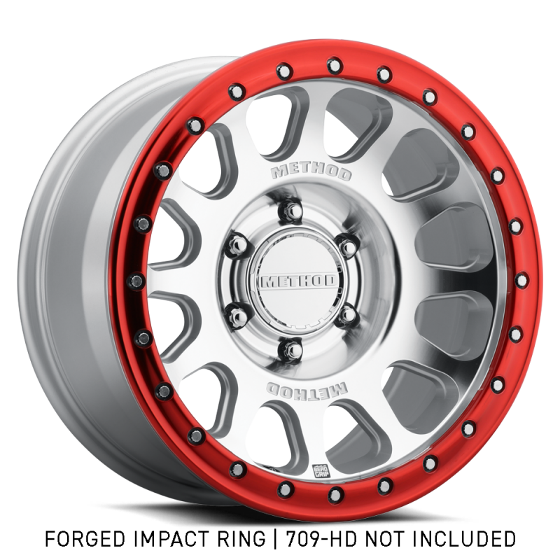 Method Beadlock Ring - 18in Forged - Style 1 - Red