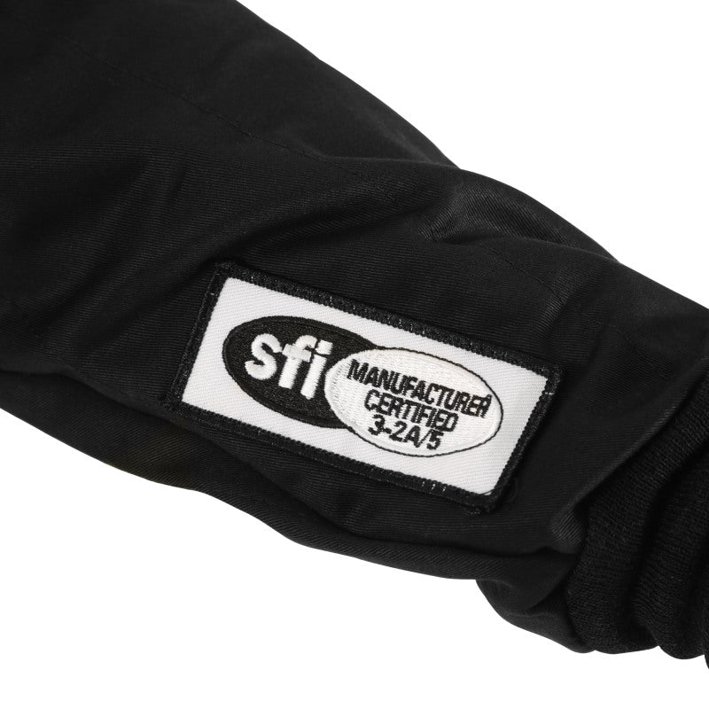 RaceQuip Black SFI-5 Jacket - Medium