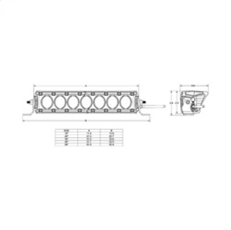 Rigid Industries Revolve 40 Inch Bar with Amber Backlight RIGID Industries