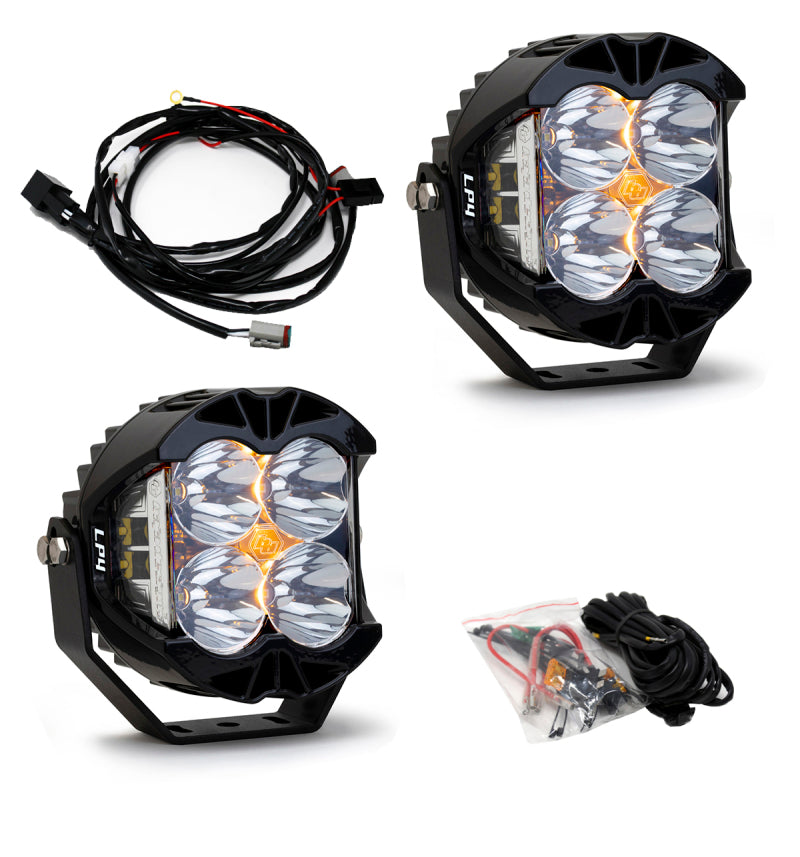 Baja Designs LP4 Pro Spot LED Clear Auxiliary Light Pod Pair 297801