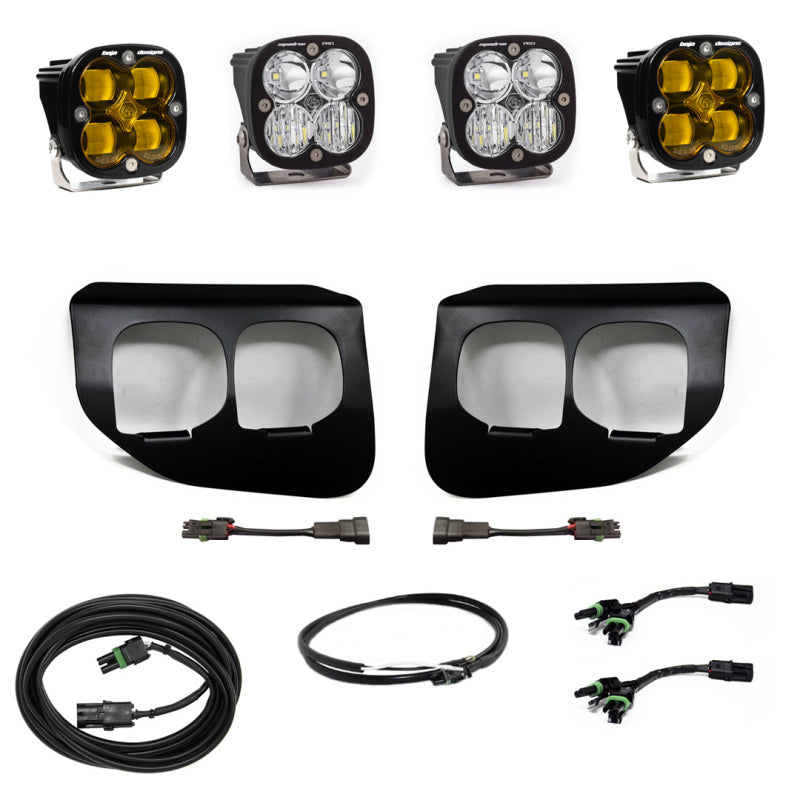 Baja Designs Ford Super Duty (20-On) Fog Lights FPK Amber SAE/Pro DC Baja Desig