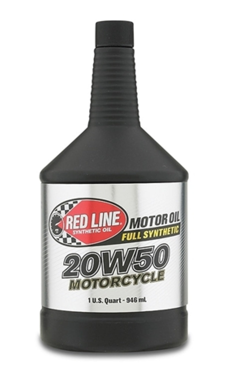 Red Line 20W50 Motorcycle Oil - Quart Case of 12 42504