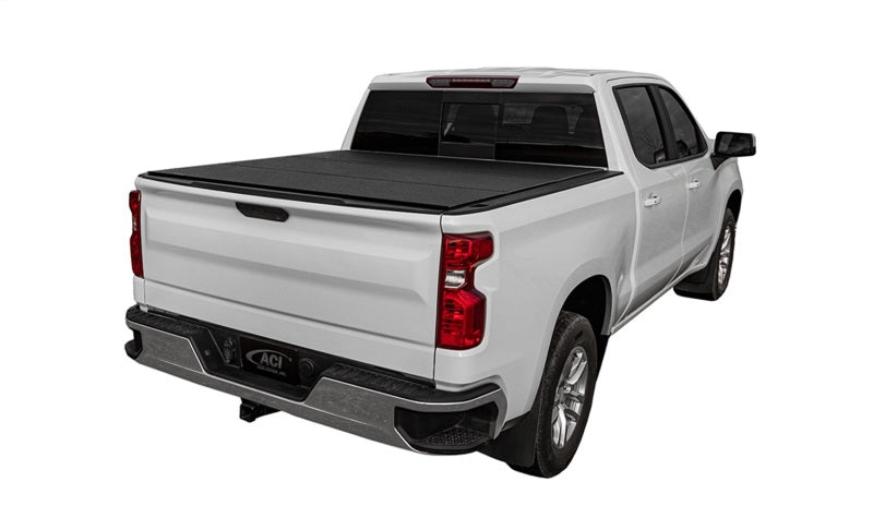 Access LOMAX Hard Tri-Fold Tonneau Cover Black for 14-18 Silverado 1500 B3020019