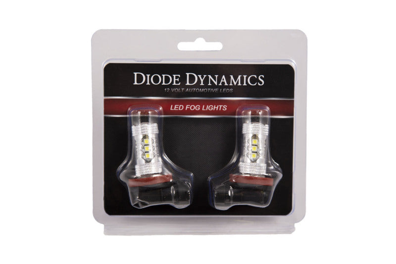 Diode Dynamics H11 XP80 LED - Cool - White (Pair)