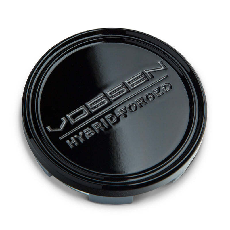 Vossen Hybrid Forged Optional Center Cap - Gloss Black with Matte Gunmetal Letters - Small