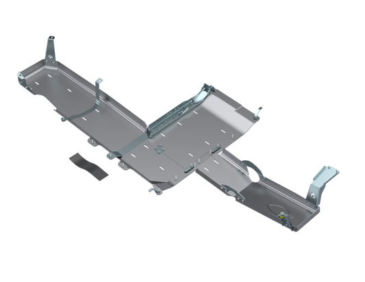 Artec Industries 2018-2020 Jeep Wrangler JL Sahara Full Bellypan w/ Oil Door - 4 Door 3.6L Aluminum