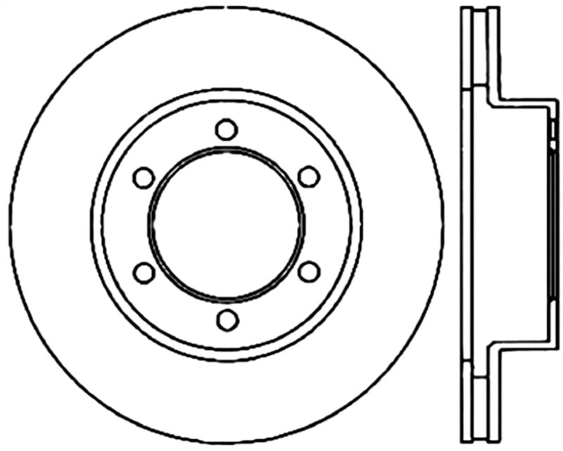 StopTech Power Slot 01-07 Toyota Sequoia/00-06 Tundra CRYO Slotted Front Right Rotor SPECIAL ORDER