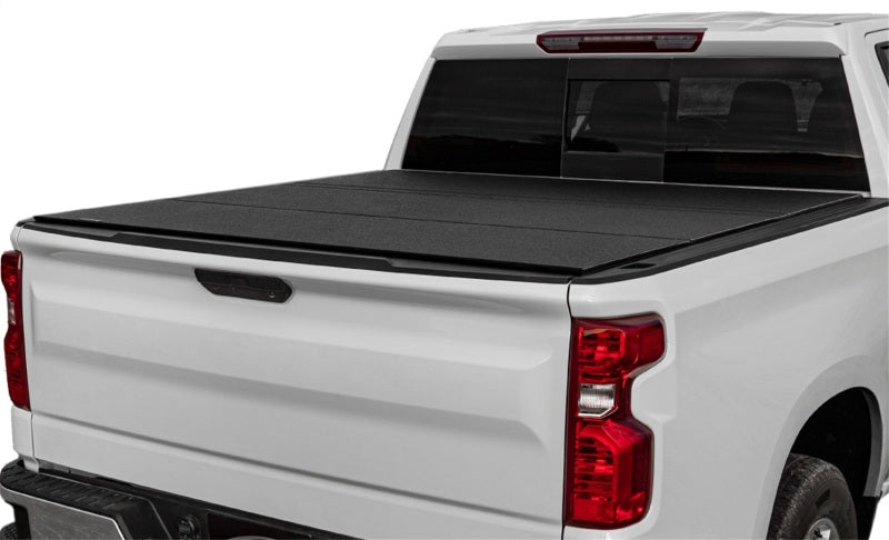 Access LOMAX Hard Tri-Fold Tonneau Cover Black for 14-18 Silverado 1500 B3020019