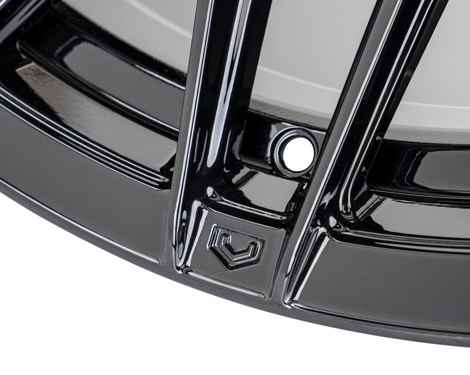 Vossen HF6-5 22x10 6x139.7 ET-18 Super Deep Face 106.1 Tinted Gloss Black Wheel