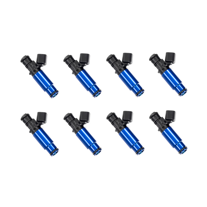 Injector Dynamics 1750-XDS - Injectors 60mm / 14mm top o-ring 14mm Blue Bottom Adaptor - Set of 8