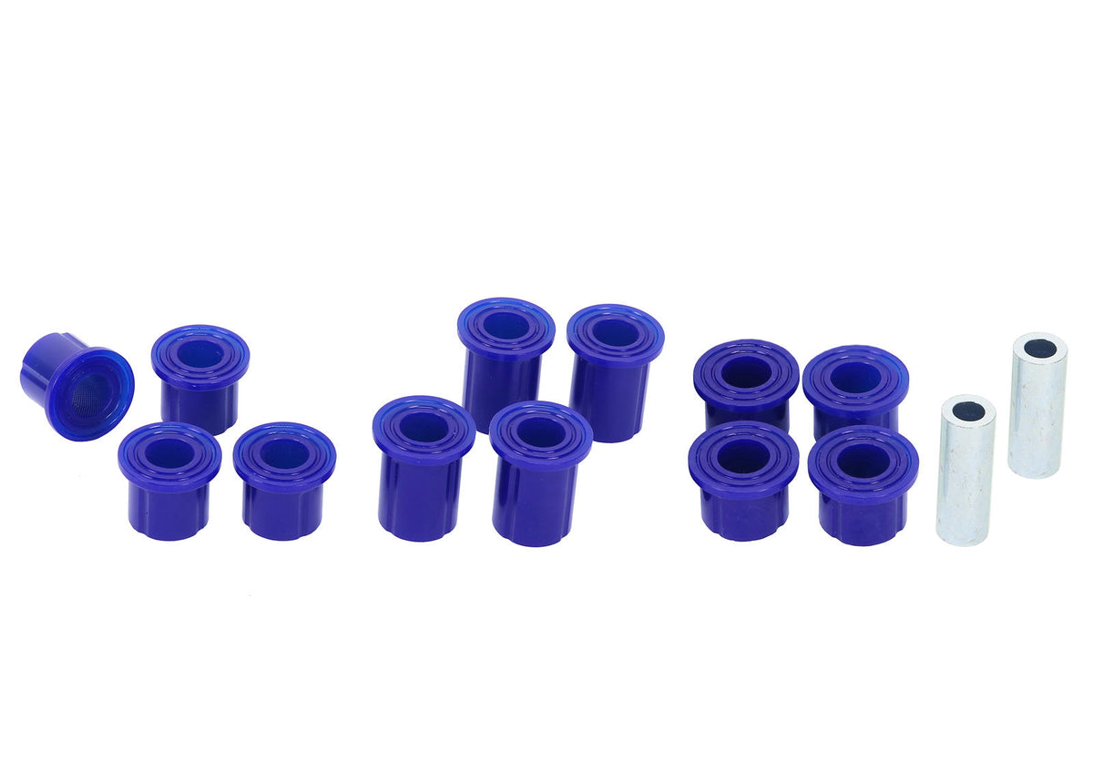SuperPro Nissan Frontier LE Rear Leaf Spring and Shackle Bushing Kit D40 KIT141K