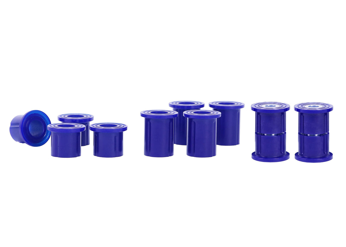 SuperPro Nissan Frontier LE Rear Leaf Spring and Shackle Bushing Kit D40 KIT141K