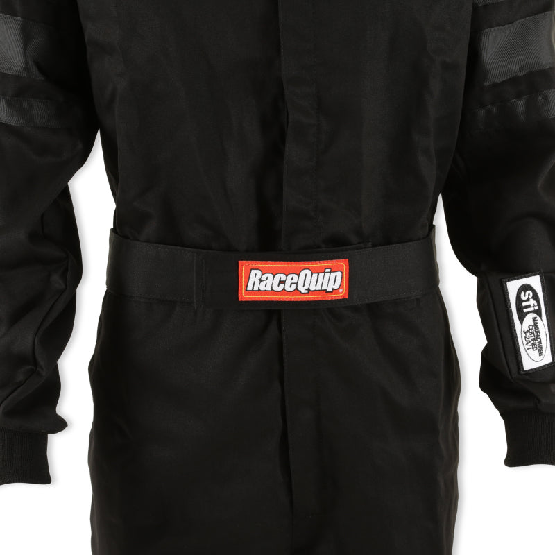 RaceQuip Black SFI-1 1-L Suit - 3XL