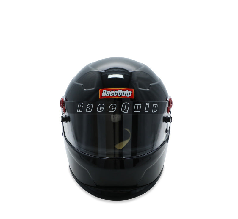 RaceQuip PRO25 SA2025 GLBLK MED HELMET