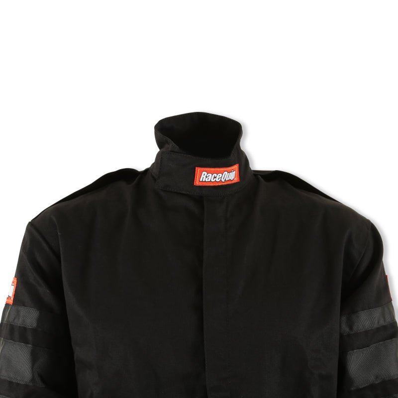 RaceQuip Black SFI-1 1-L Suit - 3XL