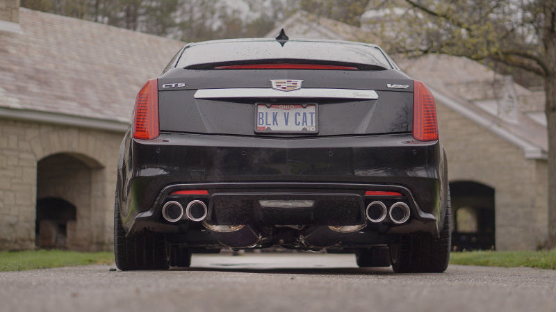 Stainless Works 2016-18 Cadillac CTS-V Sedan Axleback System Dual-Mode Turbo Mufflers 4in Tips