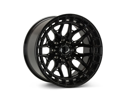Vossen HFX-1 20x10 - 8x170 - ET18 - Super Deep Face - 125.1 - Gloss Black Wheel