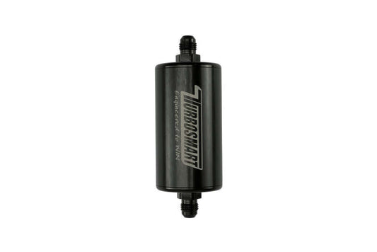 Turbosmart 10um 6AN Inline Fuel Filter - Black
