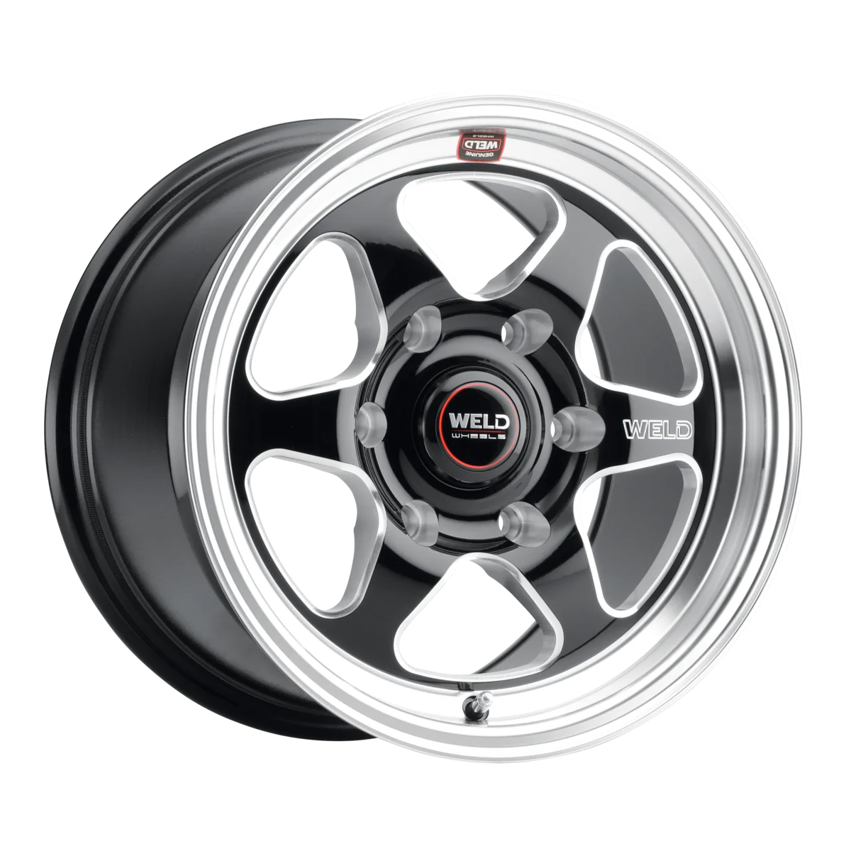 Weld S156 15x10 Ventura 6 Drag 6x139.7 ET38 BS7.00 Gloss BLK MIL DIA 106.1