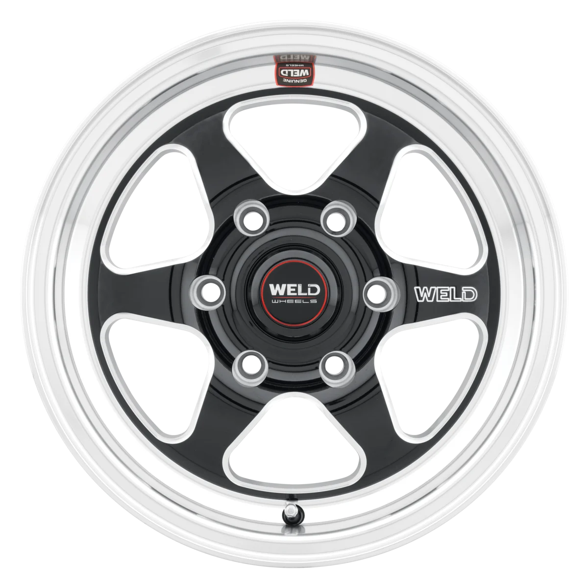 Weld S156 15x10 Ventura 6 Drag 6x139.7 ET38 BS7.00 Gloss BLK MIL DIA 106.1
