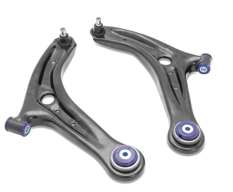 SuperPro Front Lower Control Arm Set w/ Bushings for 14-19 Fiesta ST TRC1046