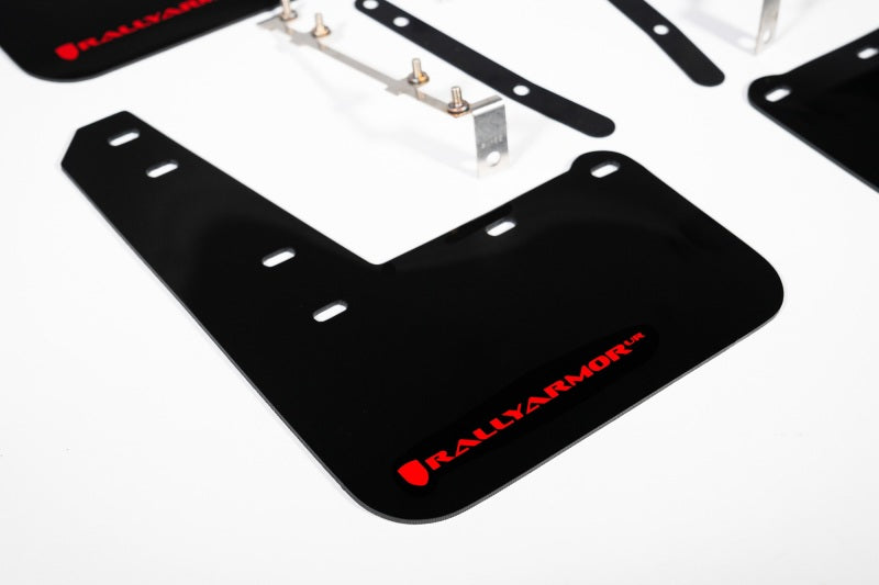 Rally Armor Black UR Mud Flap w/ Red Logo for 23-25 GR Corolla MF89-UR-BLK-RD