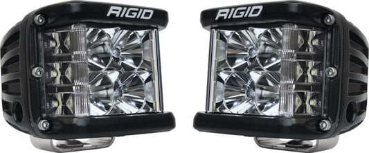 Rigid Industries D-SS Flood LED Pod Light Pair Black Housing 262113