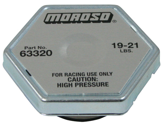 Moroso Racing Radiator Cap - 19-21lbs