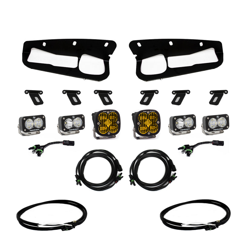 Baja Designs Amber SAE Fog Pocket Kit w/Upfitter for 21+ Bronco 447762UP