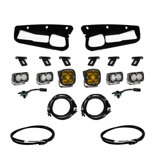 Baja Designs Amber SAE Fog Pocket Kit w/Upfitter for 21+ Bronco 447762UP
