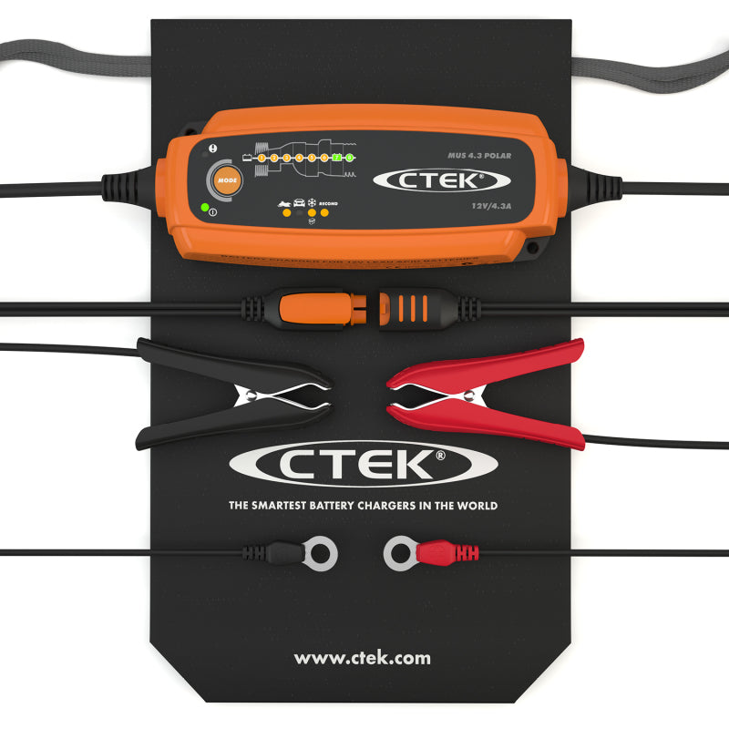 CTEK Battery Charger - MUS 4.3 Polar - 12V Winter Cold Weather Automatic 56-958