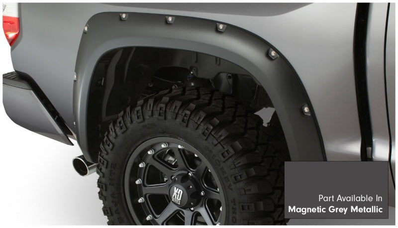 Bushwacker Pocket Style Fender Flares Magnetic Grey Fits 14-21 Tundra 30918-63