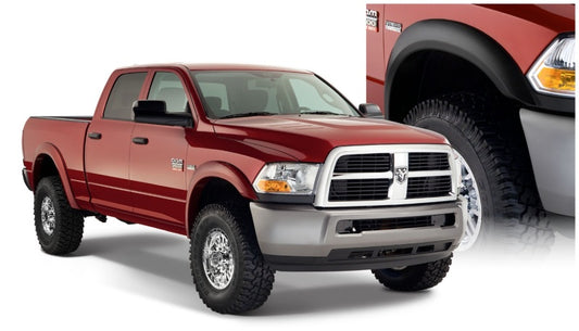 Bushwacker 10-18 Dodge Ram 2500 Fleetside Extend-A-Fender Style Flares 4pc 76.3/98.3in Bed - Black