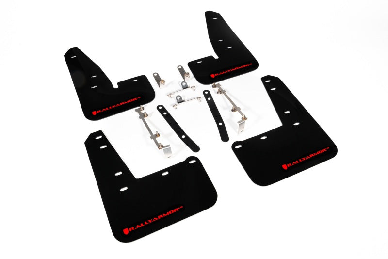 Rally Armor Black UR Mud Flap w/ Red Logo for 23-25 GR Corolla MF89-UR-BLK-RD