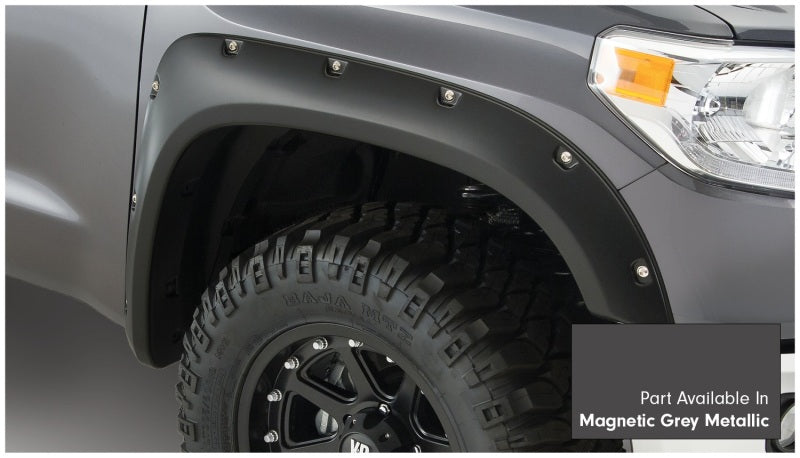 Bushwacker Pocket Style Fender Flares Magnetic Grey Fits 14-21 Tundra 30918-63