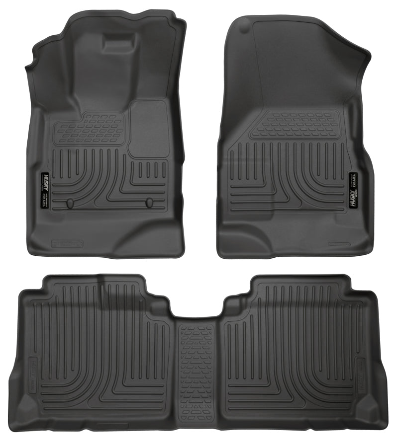 Husky Liners 10-12 Chevy Equinox/GMC Terrain WeatherBeater Combo Black Floor Liners