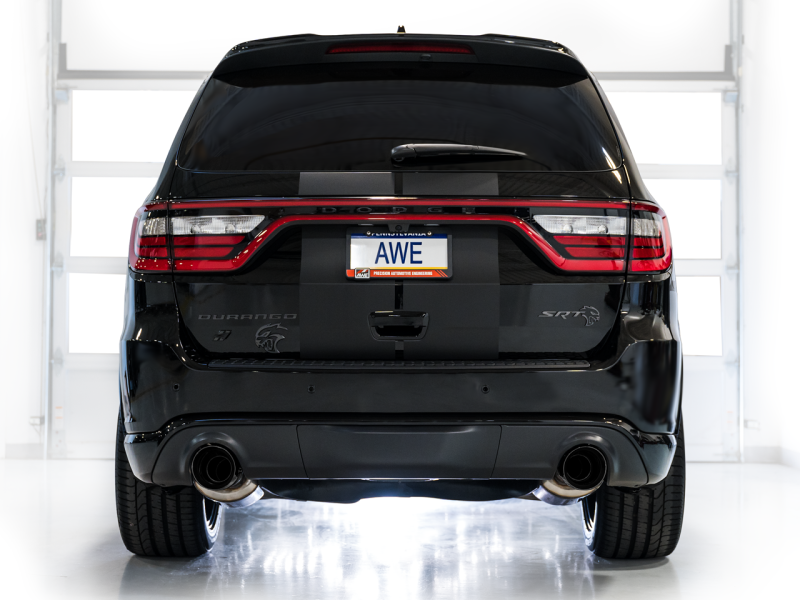 AWE Tuning 18-23 Dodge Durango SRT & Hellcat Touring Edition Exhaust - Diamond Black Tips