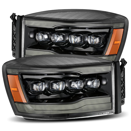 AlphaRex NOVA-Series LED Projector Headlights Alpha-Black for 06-09 Ram 880538