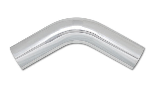 Vibrant 3.5in O.D. Universal Aluminum Tubing (60 degree Bend) - Polished