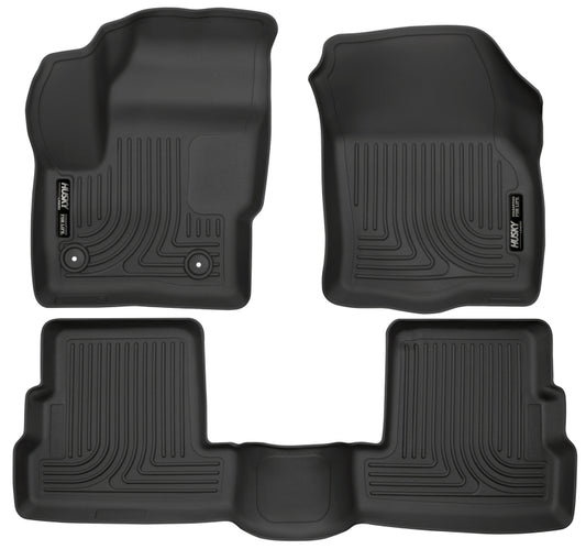 Husky Liners 2015 Lincoln MKC WeatherBeater Black Front & Second Seat Floor Liner