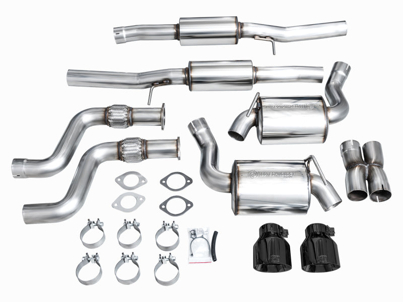 AWE 2023 Nissan Z RZ34 RWD Touring Edition Catback Exhaust System w/ Diamond Black Tips