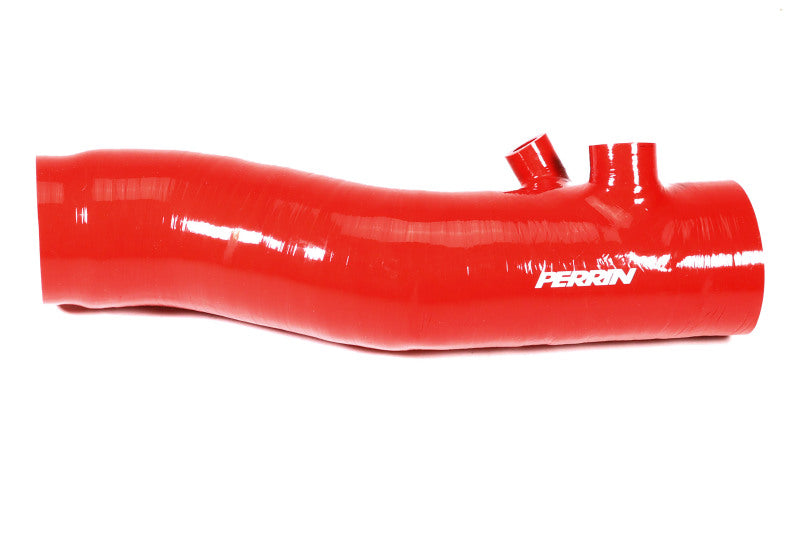 Perrin Red 3in Turbo Inlet Hose w/ Nozzle for 2022+ Subaru WRX VB FA24