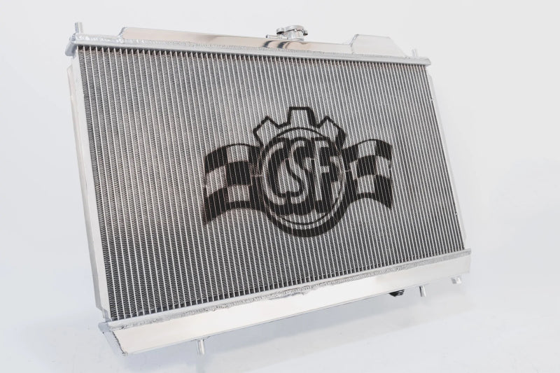 CSF Slim Radiator w/12in Fan & Shroud fits 96-07 Mitsubishi Evo 4/5/6/7/8/9 7075