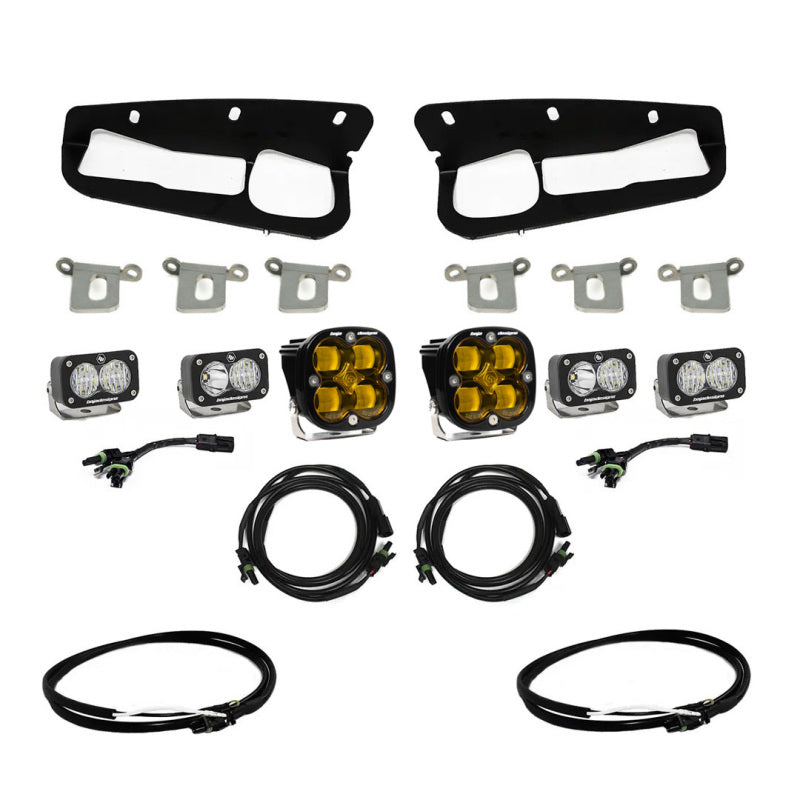 Baja Designs Amber SAE Fog Pocket Kit w/Upfitter for 21+ Bronco 447762UP