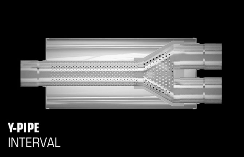 MAGNAFLOW 5 X 11IN. OVAL STRAIGHT-THROUGH PERFORMANCE EXHAUST MUFFLER 12590