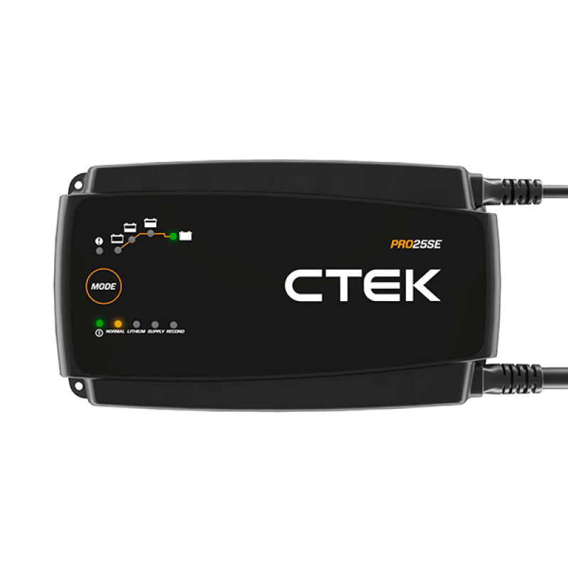 CTEK PRO25SE Battery Charger 50-60 Hz 12V 19.6ft Extended Charging Cable 40-327