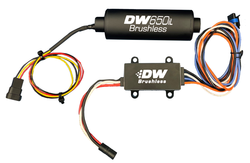 DeatschWerks DW650iL 650LPH Brushless Fuel Pump w/ Speed Controller 9-650-C105