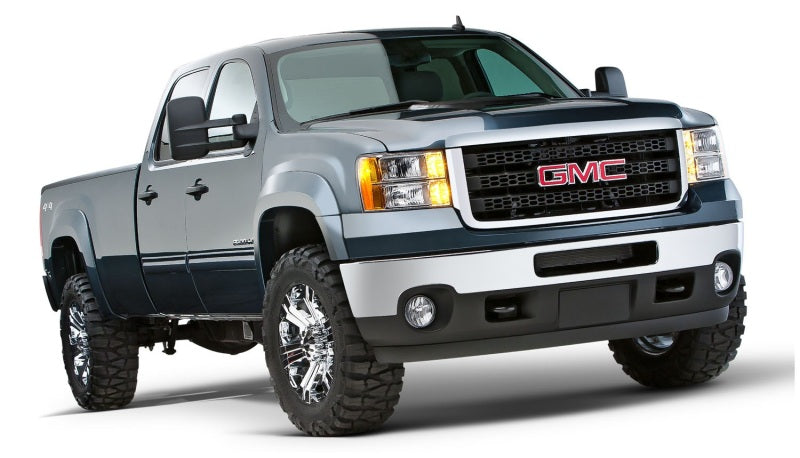 Bushwacker 07-13 GMC Sierra 1500 Fleetside Extend-A-Fender Style Flares 4pc 69.3in Bed - Black