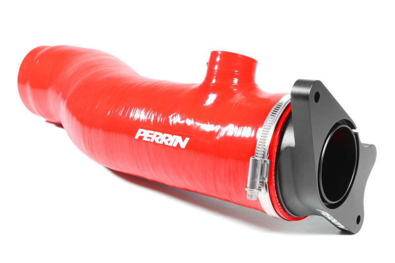 Perrin Red 3in Turbo Inlet Hose w/ Nozzle for 2022+ Subaru WRX VB FA24